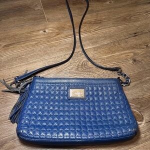 🦋Blue CALVIN KLEIN Quilted Crossbody Purse